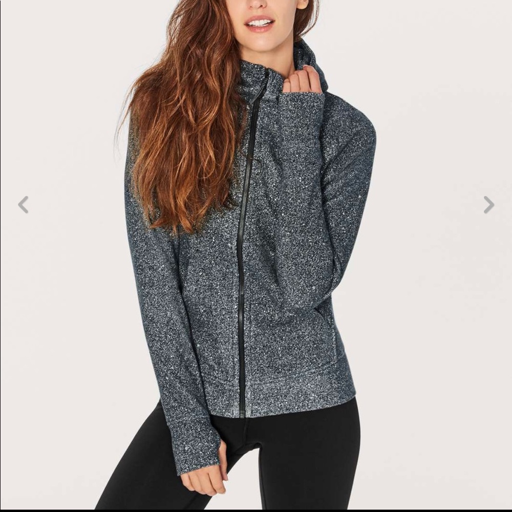 Lululemon Speckled Pattern Scuba Jacket
